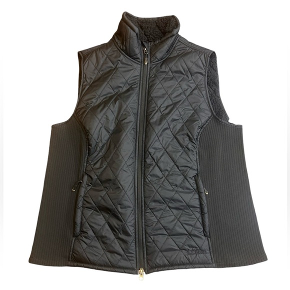 Women’s LL Bean Vest 1X Black - Picture 2 of 5